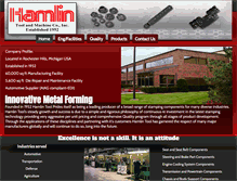 Tablet Screenshot of hamlintool.com